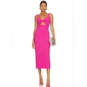 Revolve Bardot Maja Midi Dress